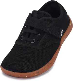 WHITIN Toddler/Little Kids Wide Toe Box Barefoot Shoes   Minimalist Sneakers for Boys Girls   Zero Drop Sole