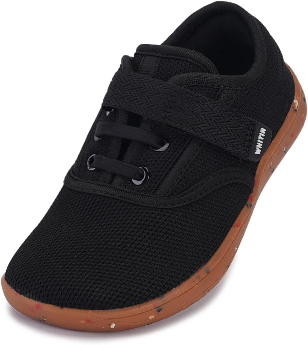 WHITIN Toddler/Little Kids Wide Toe Box Barefoot Shoes   Minimalist Sneakers for Boys Girls   Zero Drop Sole