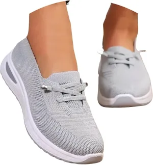 Women Comfy Orthopedic Walking Shoes, 2024 New Orthopedic Women's Breathable Slip On Arch Support Non-Slip Sneakers