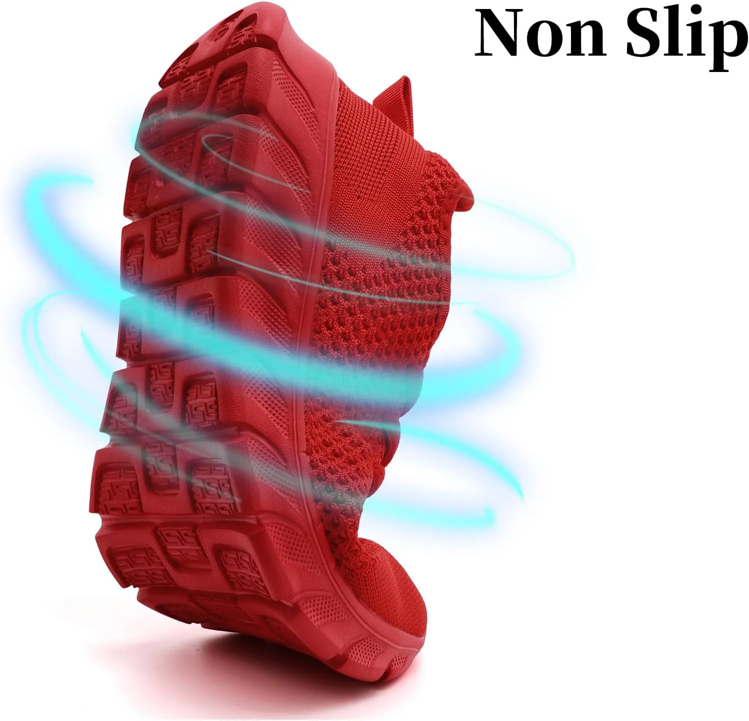 Women Running Shoes Tennis Walking Gym Fashion Sneakers Workout Atheltic Slip On Lightweight Breathable Sport Shoe