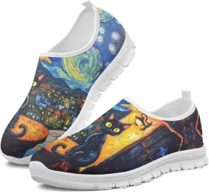 Women Slip On Tennis Shoes Casual Sneakers Womens Non Slip Work Shoes