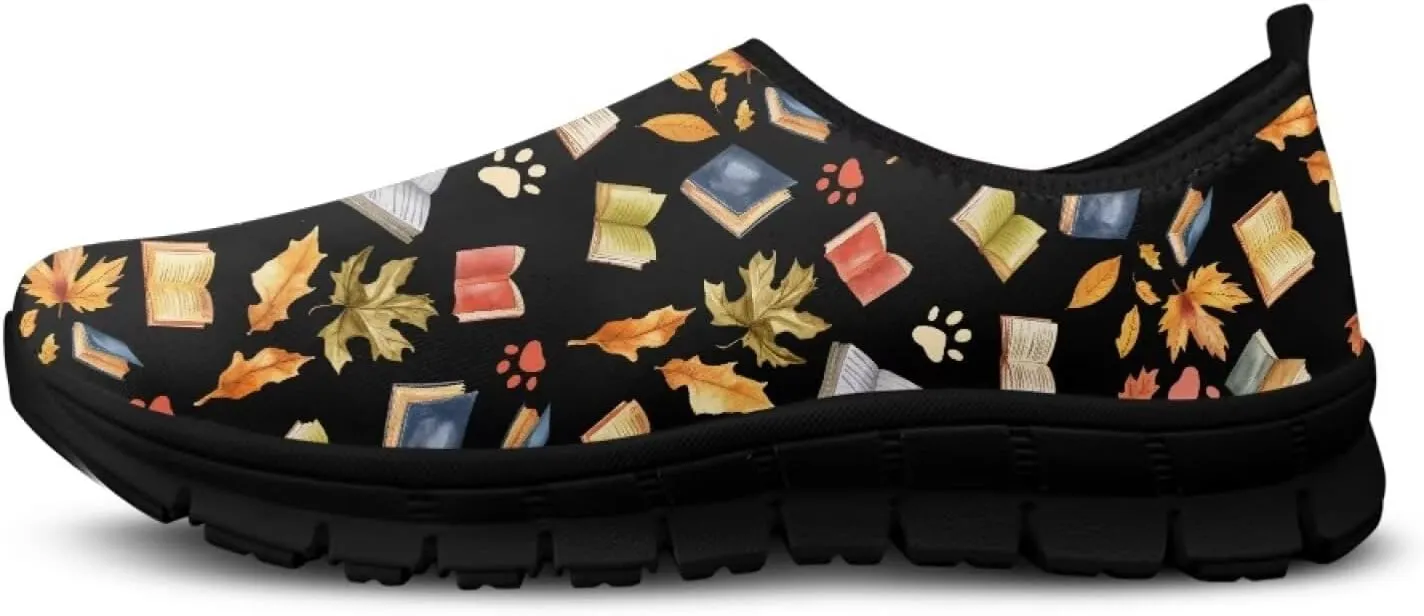 Women Walking Sneakers Casual Fashion Slip On Low Top Shoes Breathable Comfortable Tennis Work Footwear