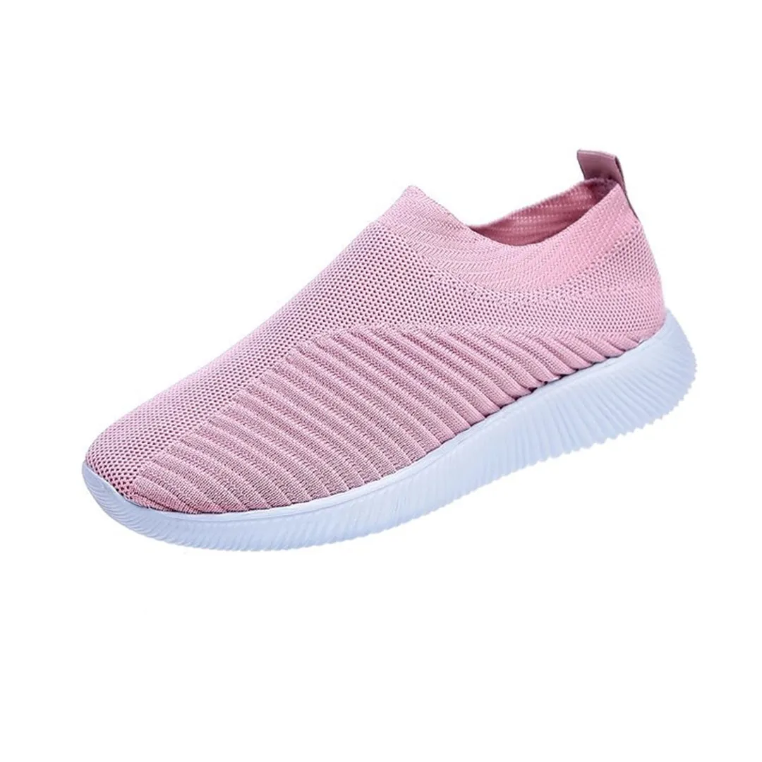 Women's Aqua Green Lightweight Slip-On Breathable Sneakers