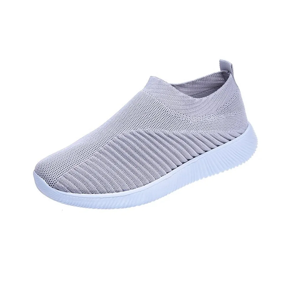 Women's Aqua Green Lightweight Slip-On Breathable Sneakers