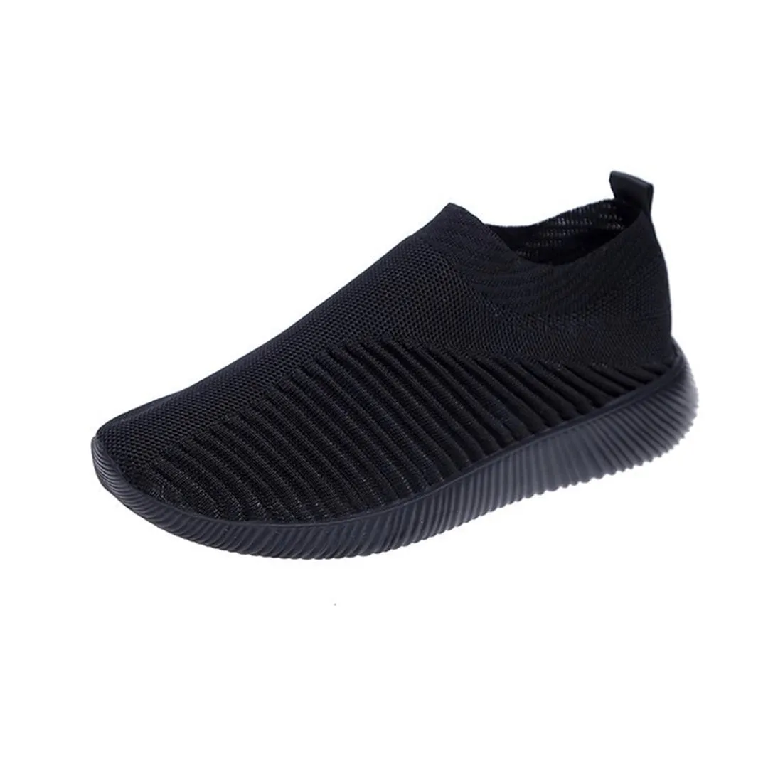 Women's Aqua Green Lightweight Slip-On Breathable Sneakers