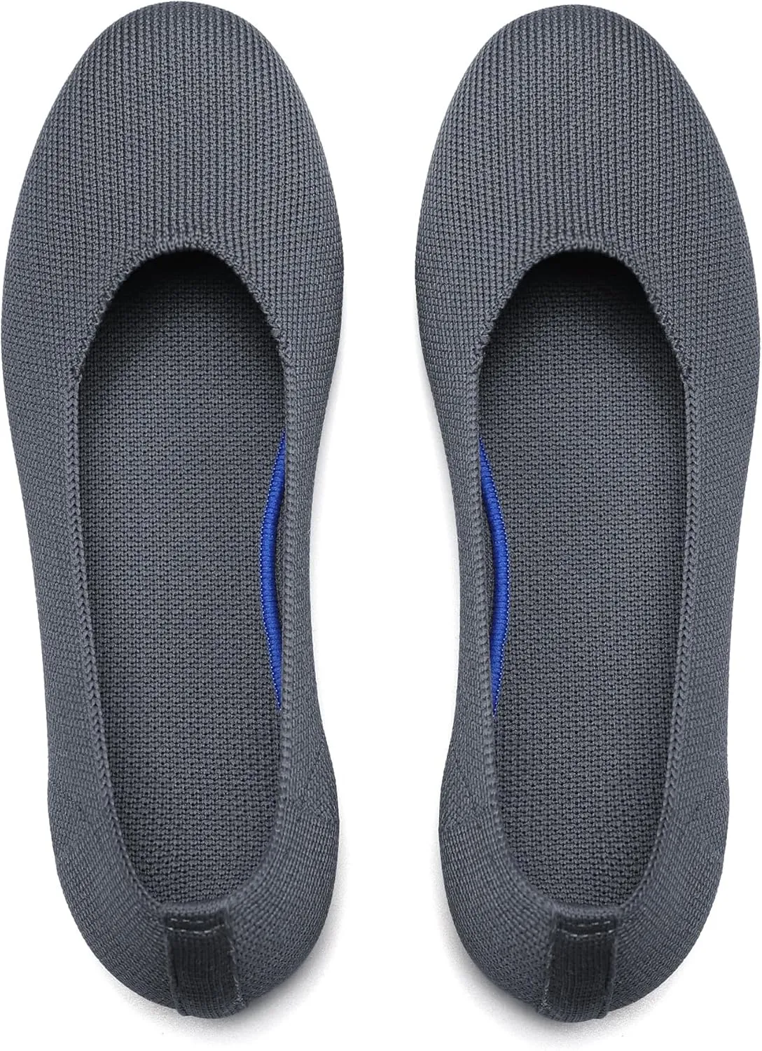 Women's Ballet Flat Dressy Casual Knit Shoes Round Toe Women Mesh Flats