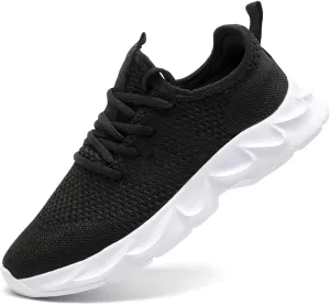 Women's Breathable Casual Athletic Sneakers, Lightweight Comfortable Slip On Gym Walking Tennis Fashion Sports Shoes