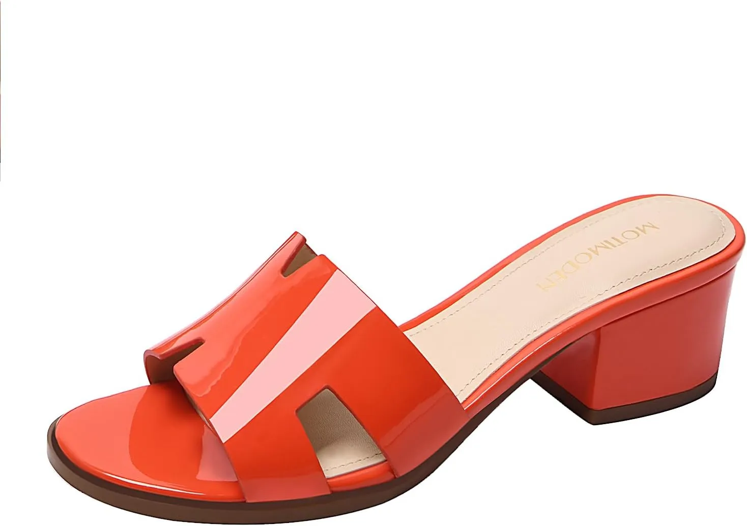 Women's Chunky Open Toe Low Block Heels Kitten Dressy Heels for Women Low Heel Sandals for Women Summer Comfy Heels