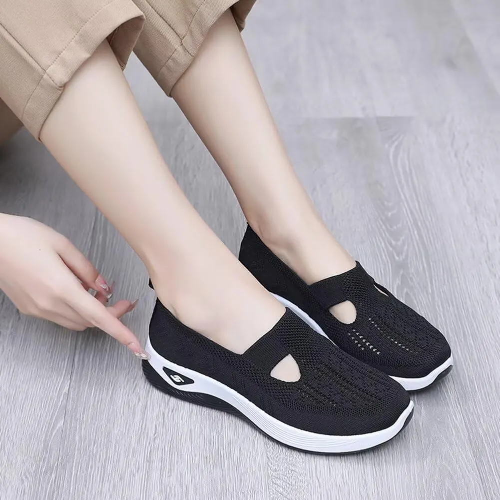 Women's Orthopedic Mesh Walking Shoes Athletic Sport Running Sneakers Slip-on Cozy Breathable
