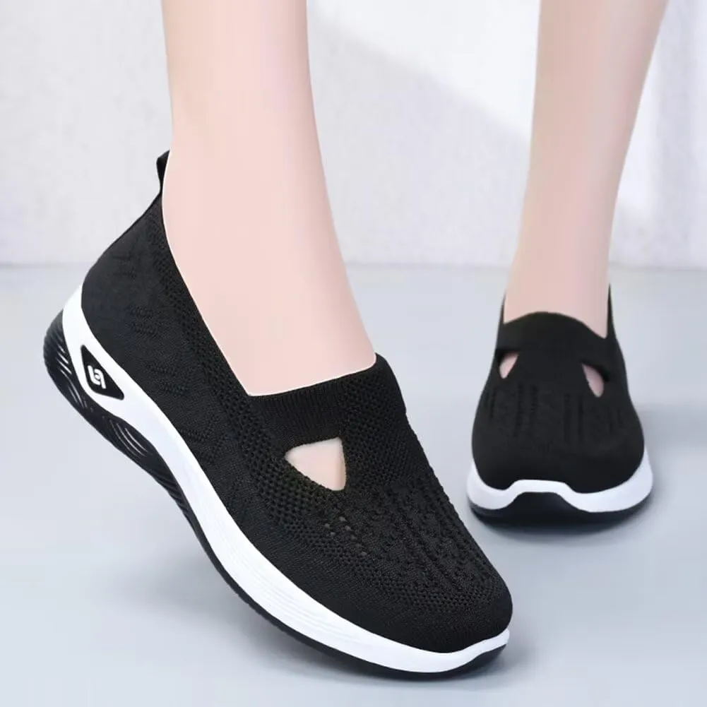 Women's Orthopedic Mesh Walking Shoes Athletic Sport Running Sneakers Slip-on Cozy Breathable