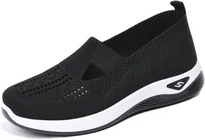 Women's Orthopedic Mesh Walking Shoes Athletic Sport Running Sneakers Slip-on Cozy Breathable