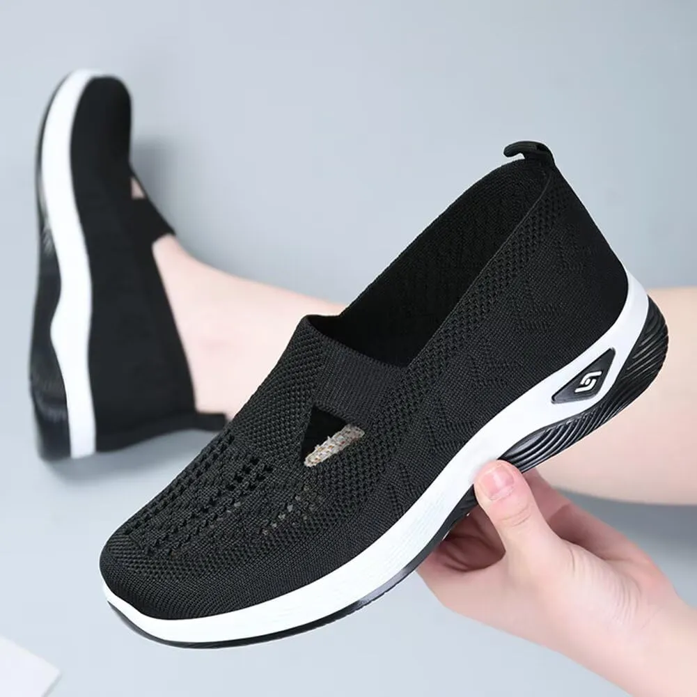 Women's Orthopedic Mesh Walking Shoes Athletic Sport Running Sneakers Slip-on Cozy Breathable