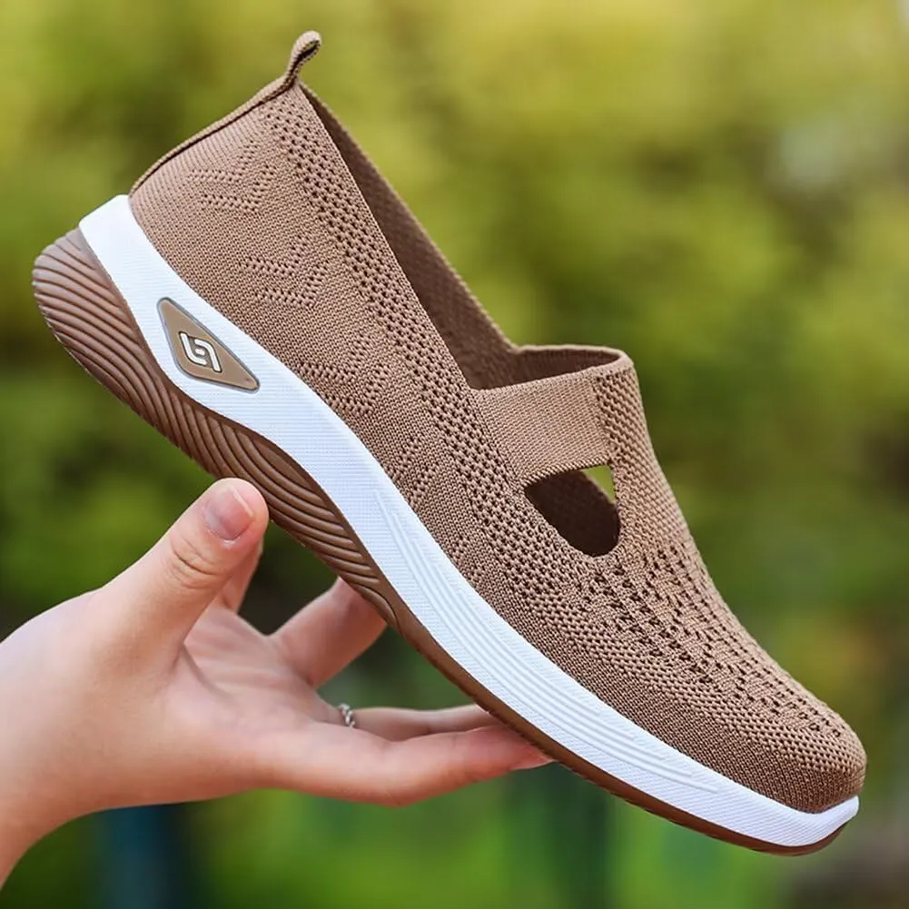 Women's Orthopedic Mesh Walking Shoes Athletic Sport Running Sneakers Slip-on Cozy Breathable