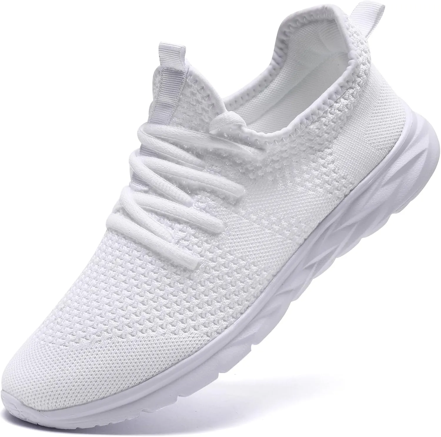 Womens Running Shoes Lightweight Tennis Shoes Slip On Walking Shoes Breathable Sneakers for Gym Travel Work