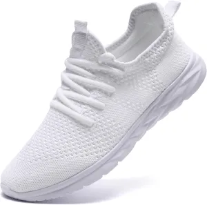 Womens Running Shoes Lightweight Tennis Shoes Slip On Walking Shoes Breathable Sneakers for Gym Travel Work