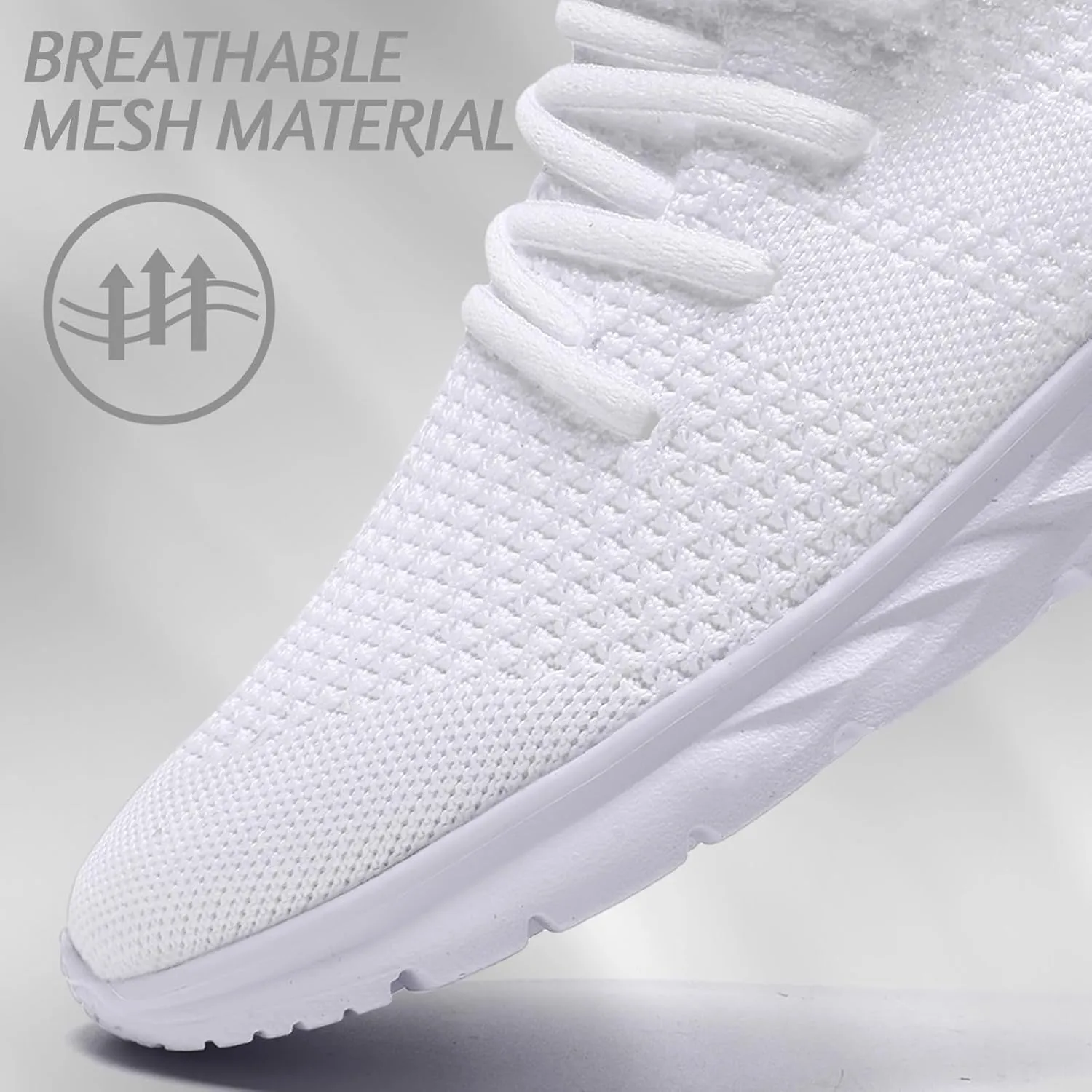 Womens Running Shoes Lightweight Tennis Shoes Slip On Walking Shoes Breathable Sneakers for Gym Travel Work