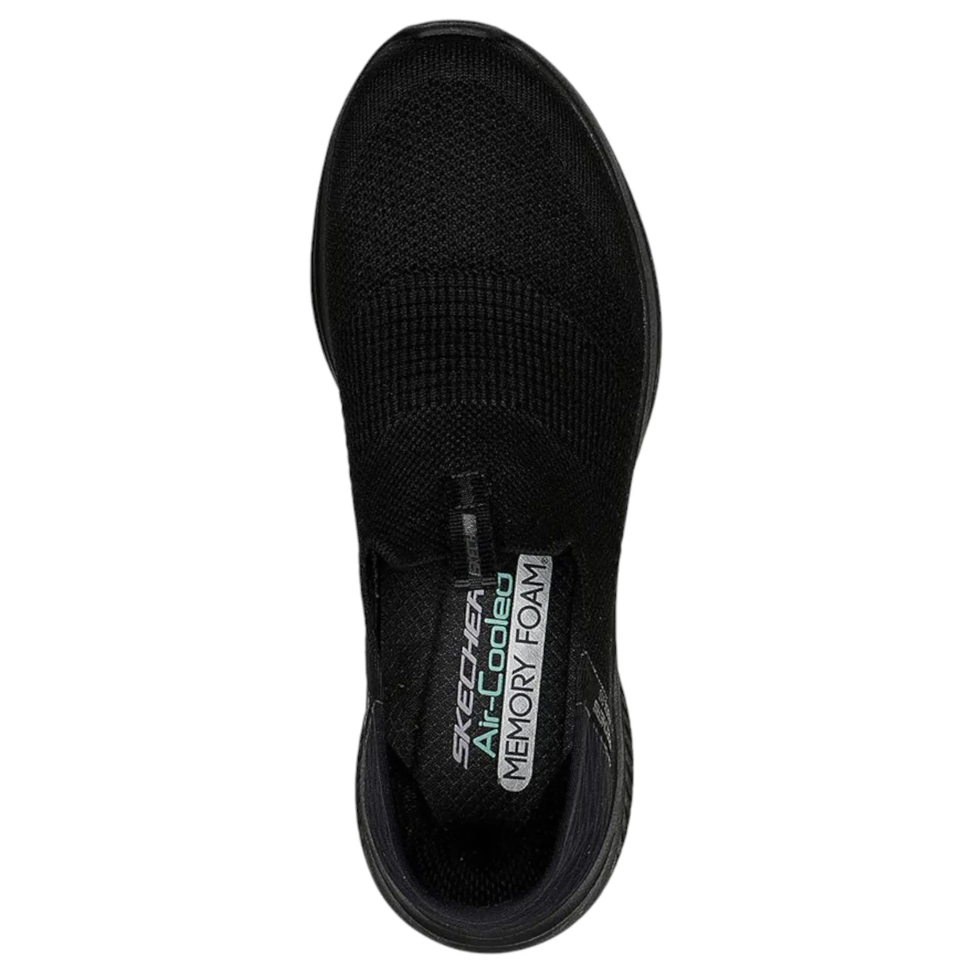 Womens Skechers Slip-Ins Ultra Flex 3.0 Cozy Streak Black Athletic Shoes