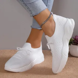Women's Slip-On Breathable Knit Sneakers | Comfortable