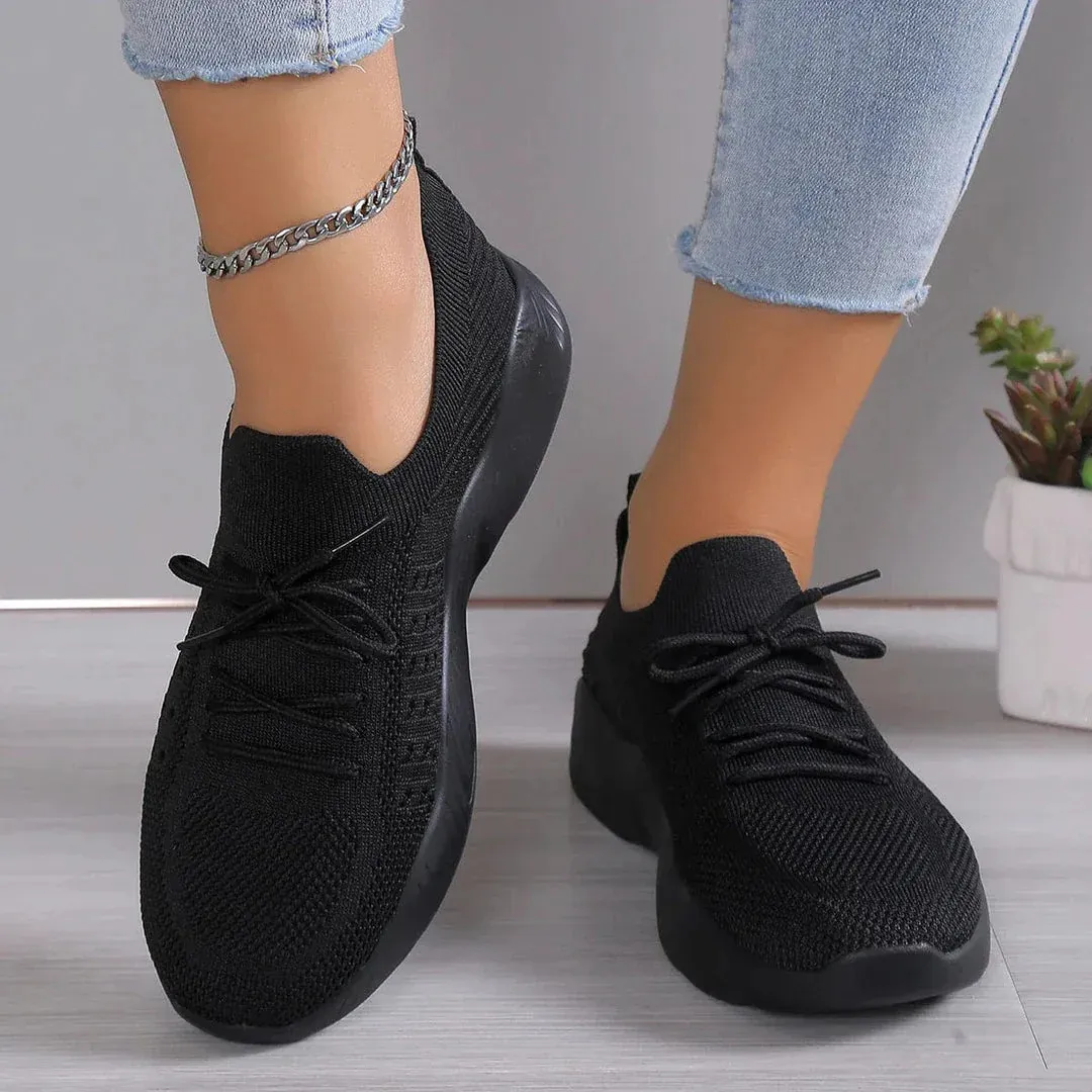 Women's Slip-On Breathable Knit Sneakers | Comfortable