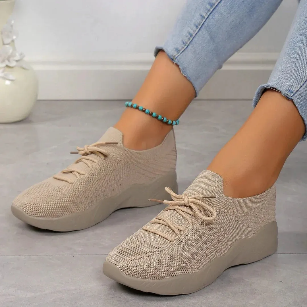 Women's Slip-On Breathable Knit Sneakers | Comfortable