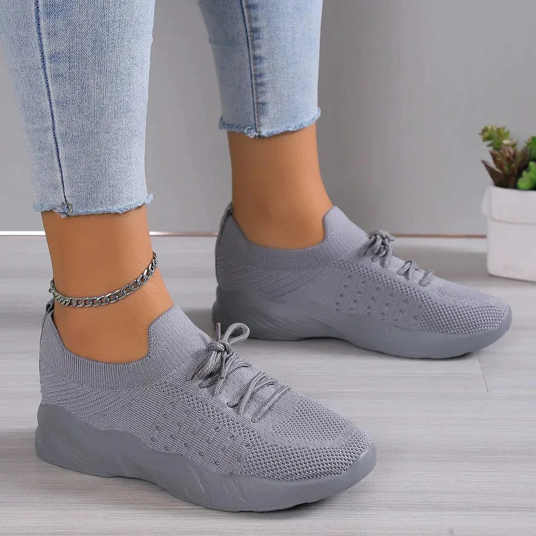 Women's Slip-On Breathable Knit Sneakers | Comfortable