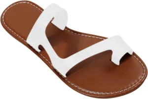 Women's Slip-on Clip Toe Slippers Summer Flip Flops Dressy Casual Flat Sandals Lightweight Beach Vacation Sandal Slipper