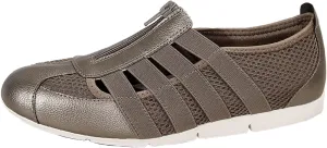 Women's Slip-On Loafers for Gyming Breathable Walking Shoes Lightweight Casual Sneaker with Zipper