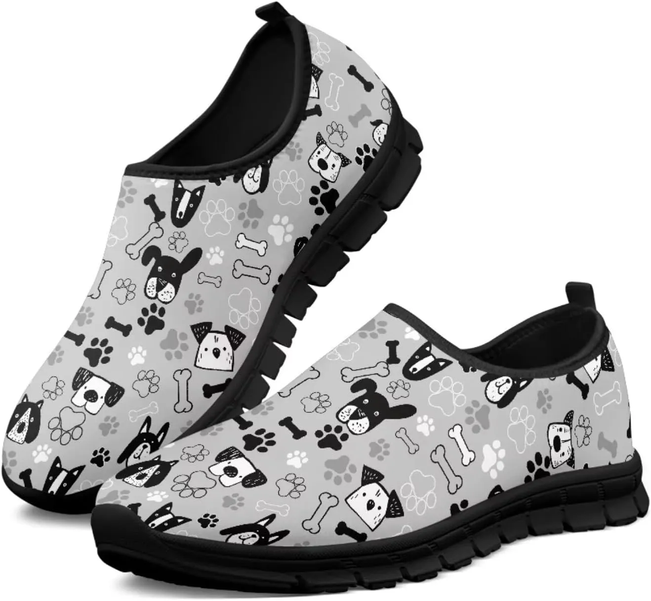 Women's Slip On Shoes Casual Low Top Flat Sneakers Non-Slip Comfort Breathable Footwear for Walking Tennis