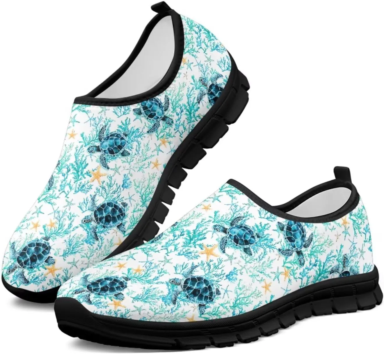 Women's Slip On Shoes Casual Low Top Flat Sneakers Non-Slip Comfort Breathable Footwear for Walking Tennis