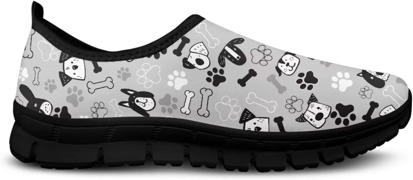 Women's Slip On Shoes Casual Low Top Flat Sneakers Non-Slip Comfort Breathable Footwear for Walking Tennis