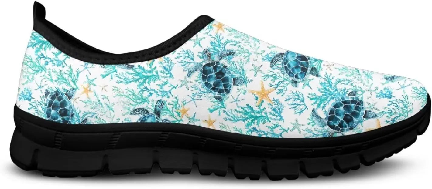 Women's Slip On Shoes Casual Low Top Flat Sneakers Non-Slip Comfort Breathable Footwear for Walking Tennis