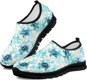 Women's Slip On Shoes Casual Low Top Flat Sneakers Non-Slip Comfort Breathable Footwear for Walking Tennis