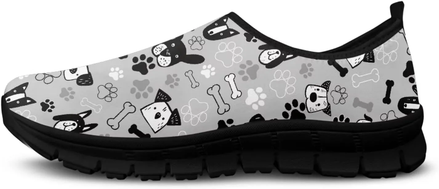 Women's Slip On Shoes Casual Low Top Flat Sneakers Non-Slip Comfort Breathable Footwear for Walking Tennis