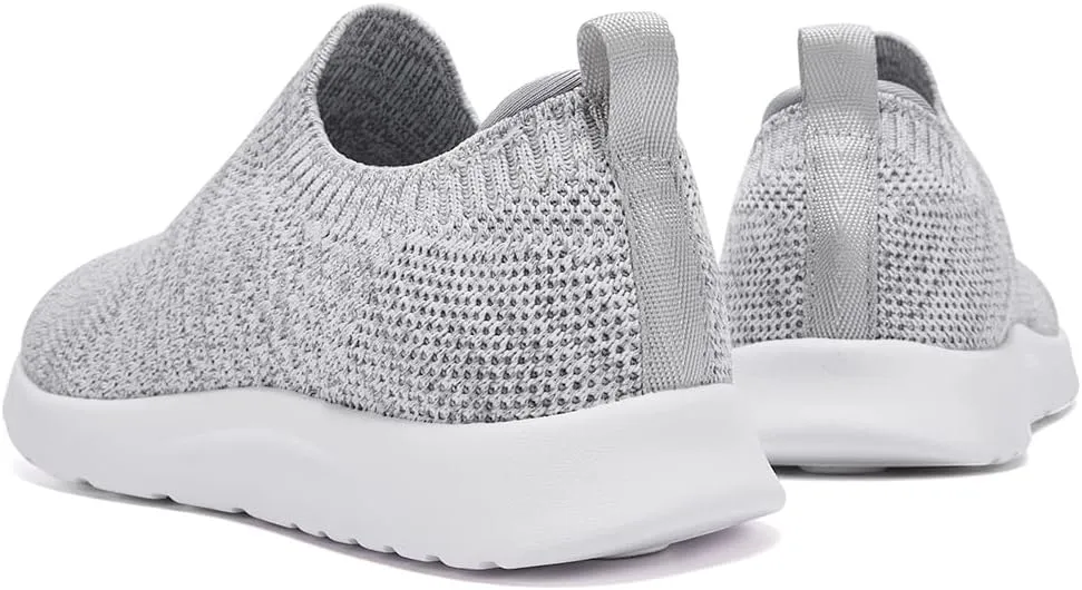 Women's Slip On Shoes, Stretch Knit Walking Shoes, Comfort Sneaker for Work, Travel, Commute