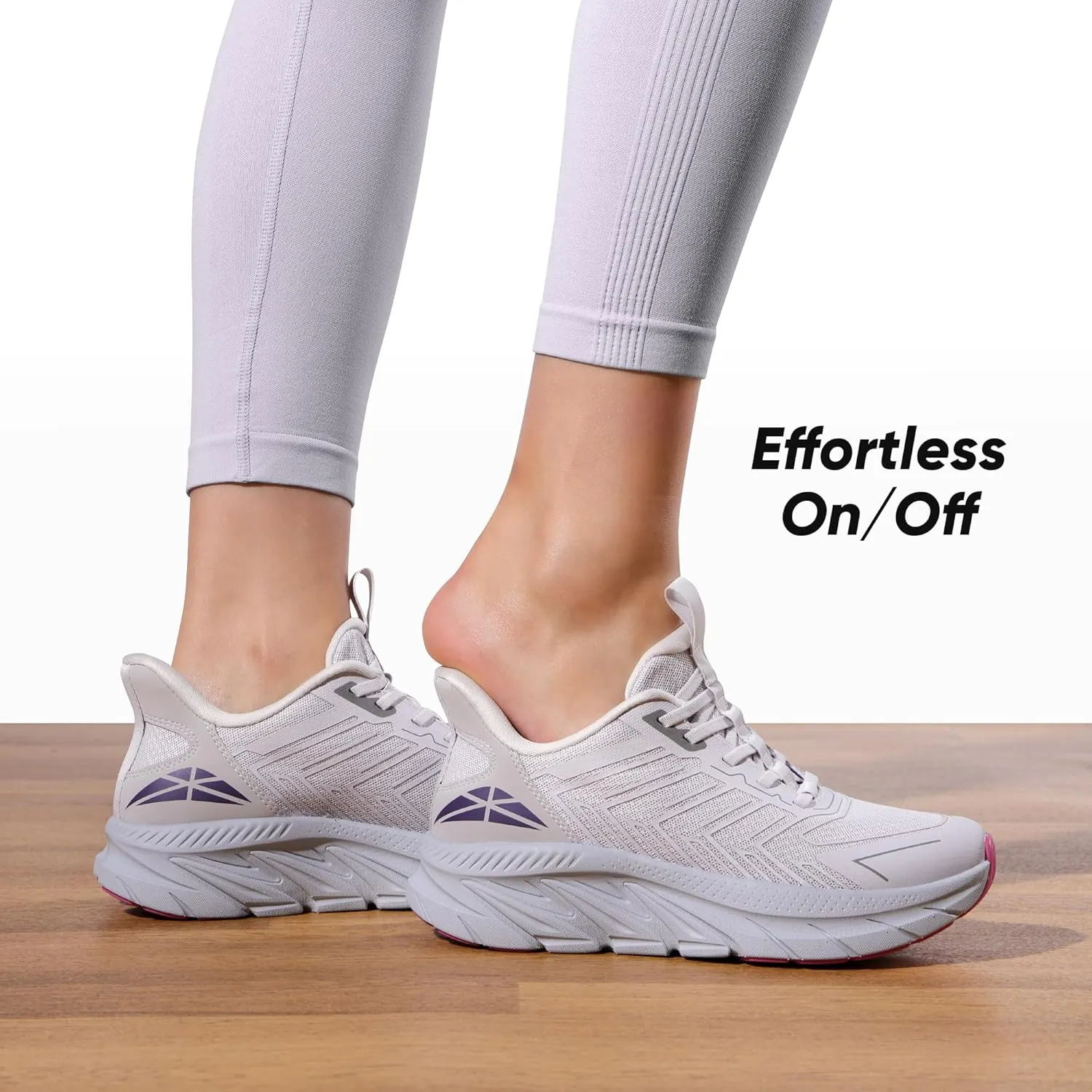 Women's Slip On Walking Shoes Running Comfortable Tennis Breathable Non Slip Athletic Gym Workout Cross Training Fashion Sneakers