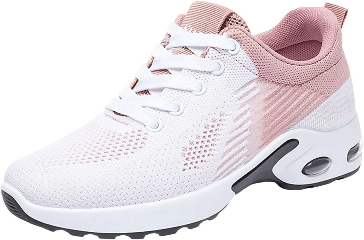 Womens Sneakers Air Cushion Running Shoes Mens Lightweight Tennis Walking Shoes Mesh Breathable Gym Work Fashion Sneakers Training Comfortable Walking Shoe Non Slip Workout Casual Sport Shoe