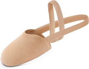 Women's Stretch Canvas Half Dance Soles Pirouette Lyrical Turners Ballet Shoes