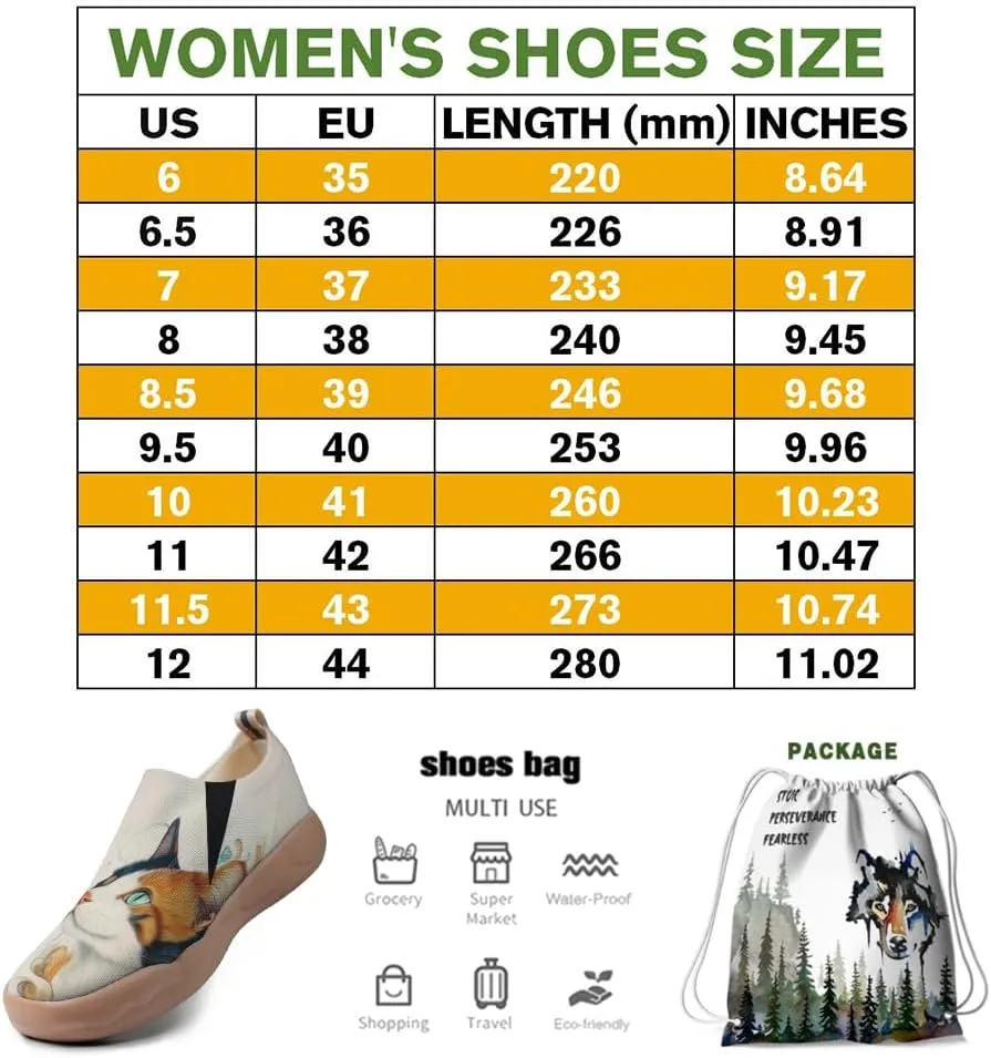Women's Stylish Cute Slip-On Loafers Breathable Summer Ready Walking Sneakers Breathable Knitted Comfort Shoes | Cat Serises