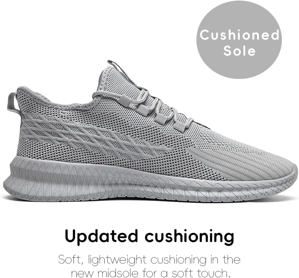 Women's Walking Shoes Casual Slip on Running Tennis Shoes Lightweight Breathable Non Slip Athletic Fashion Mesh Workout Casual Sports Sneakers