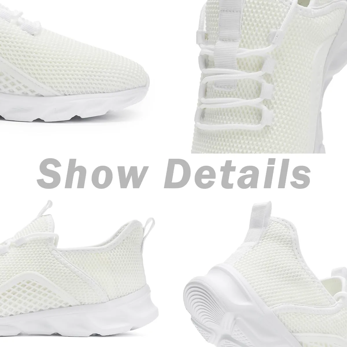 Womens Walking Shoes Running Sneakers Slip On Tennis Sport Workout Gym Athletic Outdoor Travel Work Lightweight Fashion Breathable Comfortable Shoe