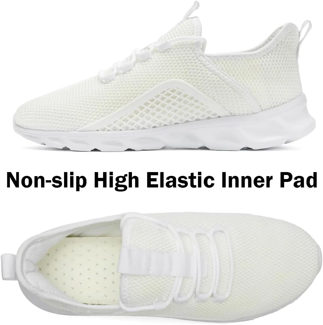 Womens Walking Shoes Running Sneakers Slip On Tennis Sport Workout Gym Athletic Outdoor Travel Work Lightweight Fashion Breathable Comfortable Shoe