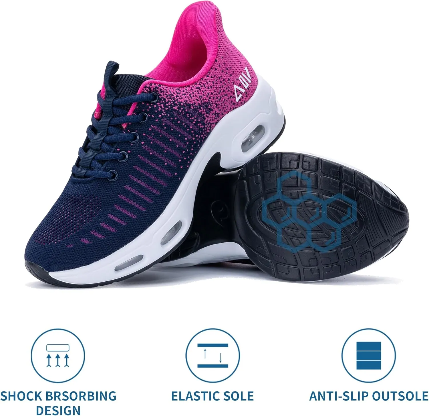 Women's Walking Shoes | Slip On | Fashion Sneakers | Running Tennis Shoes US 6-11