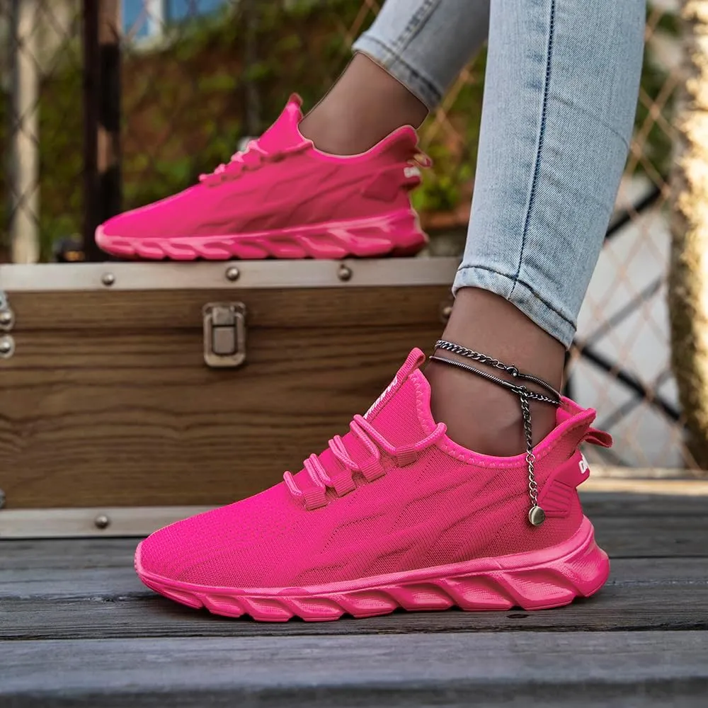 Women's Walking Shoes Slip On Tennis Sneakers Gym Workout Lightweight Non Slip Mesh Breathable Running Shoes for Women