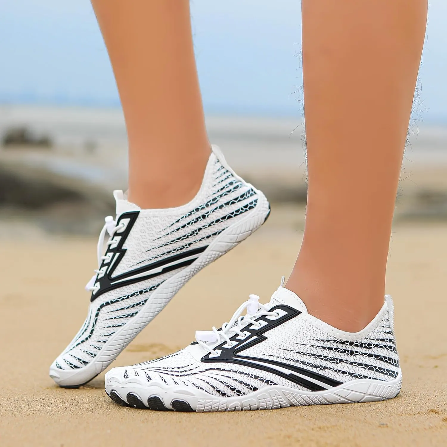 Women's Wide Toe Box Walking Shoes for Plantar Fasciitis Breathable Mesh Sneakers Casual Walking Shoes for Outdoor Sport Travel Hiking