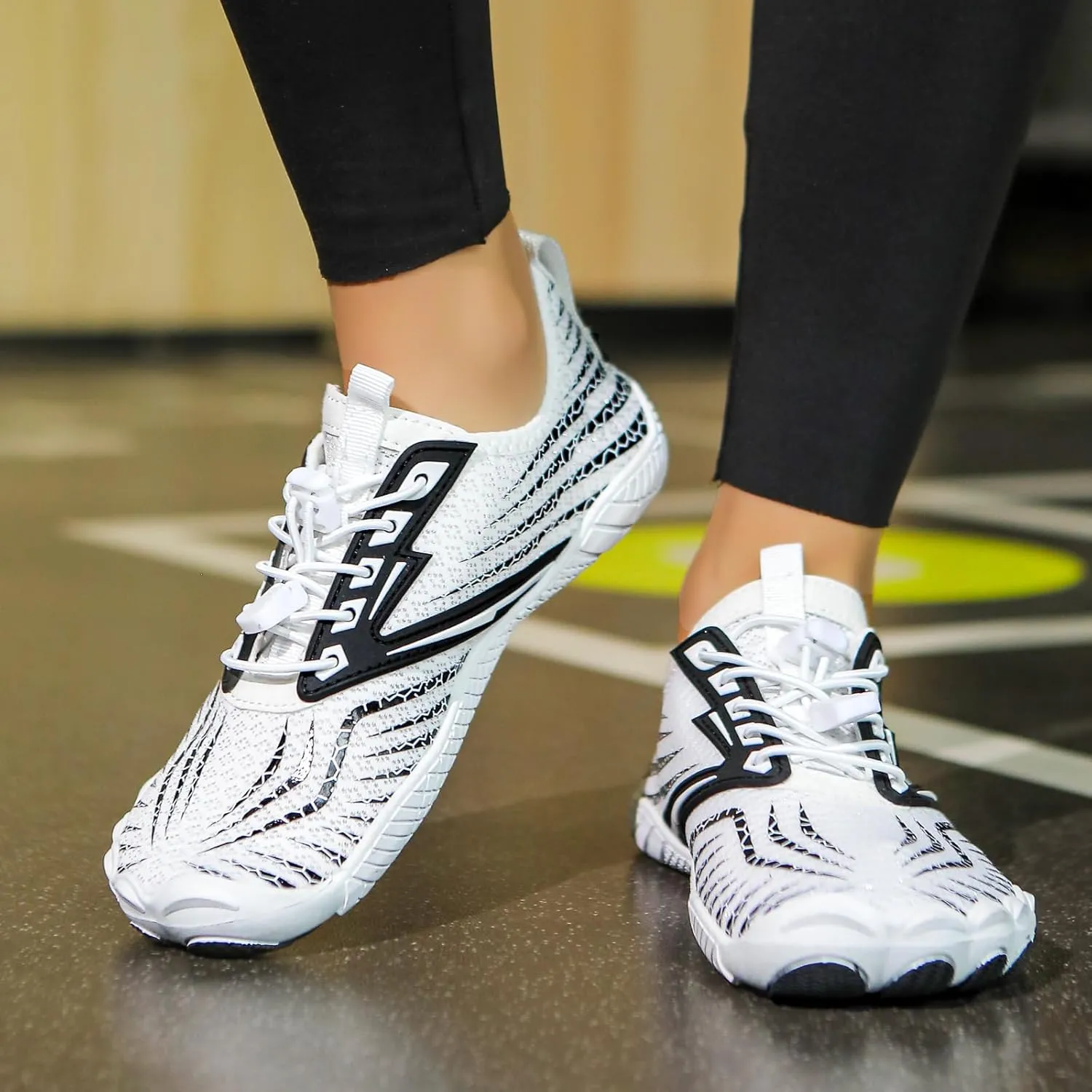 Women's Wide Toe Box Walking Shoes for Plantar Fasciitis Breathable Mesh Sneakers Casual Walking Shoes for Outdoor Sport Travel Hiking