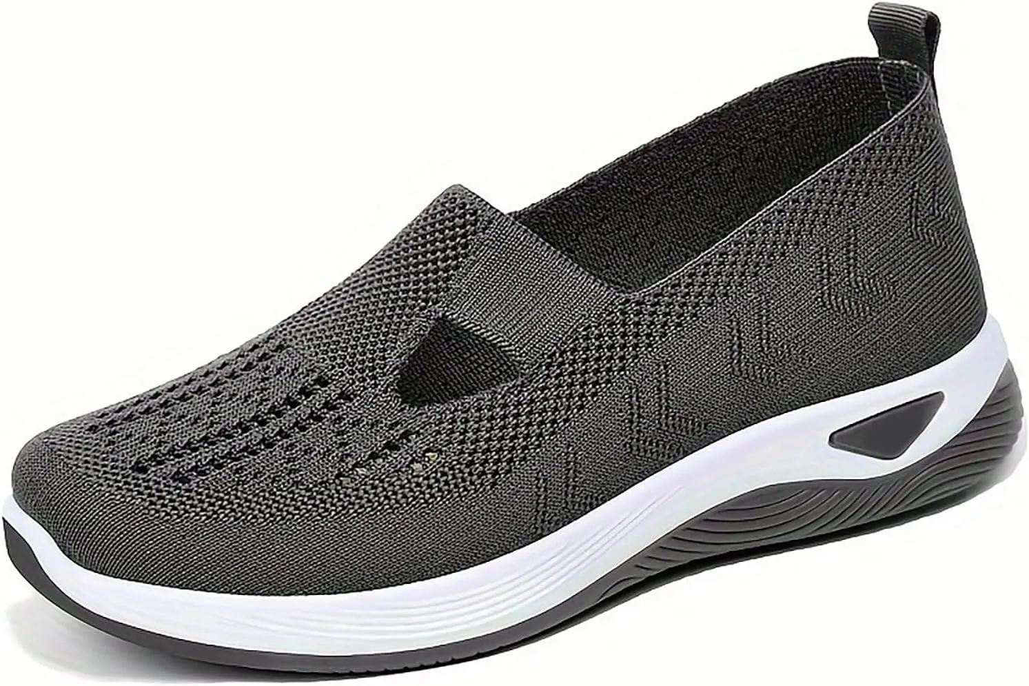 Womens Woven Orthopedic Walking Shoes Breathable Arch Support Sneakers for Heel Pain Relief Lightweight Anti Skid