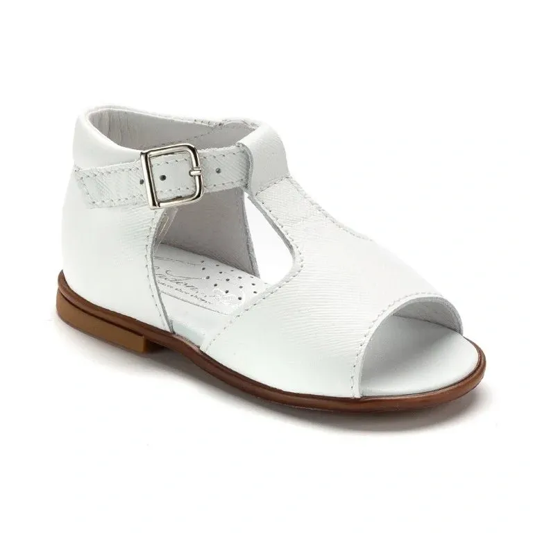 Yiyi - Elegant White Leather Baby's Sandal