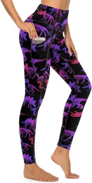 Yoga Pants for Women with Pockets High Waisted Tummy Control Running Sports Workout Yoga Leggings