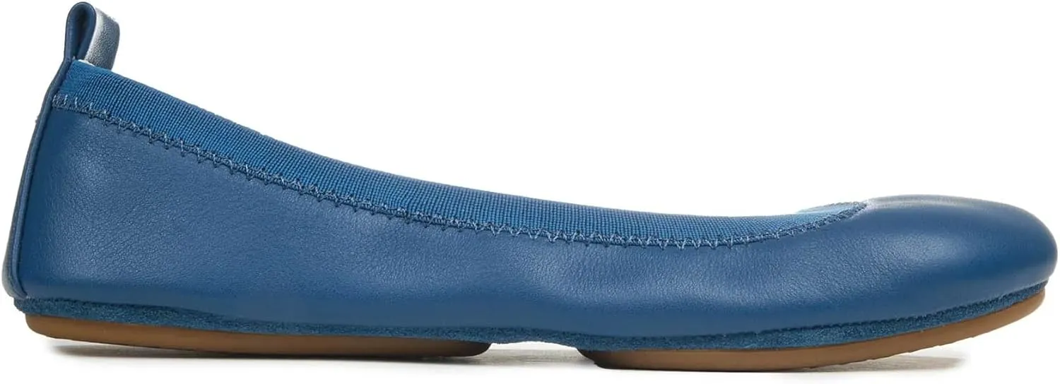Yosi Samra Samara Womens Classic Leather Foldable Ballet Flat
