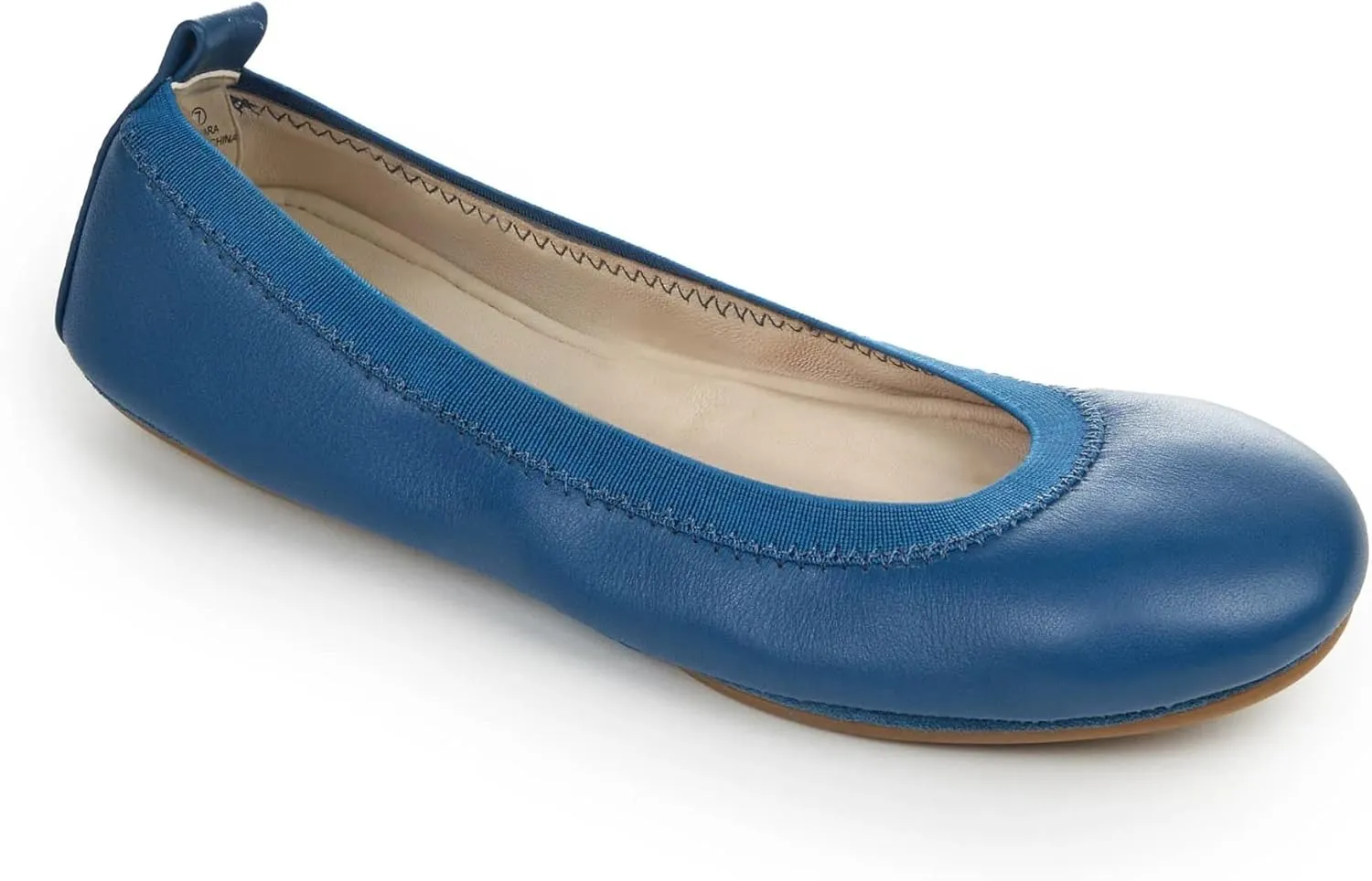 Yosi Samra Samara Womens Classic Leather Foldable Ballet Flat